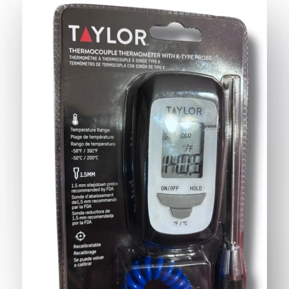 TAYLOR 9821-PB Thermocouple Thermometer Kit NEW
